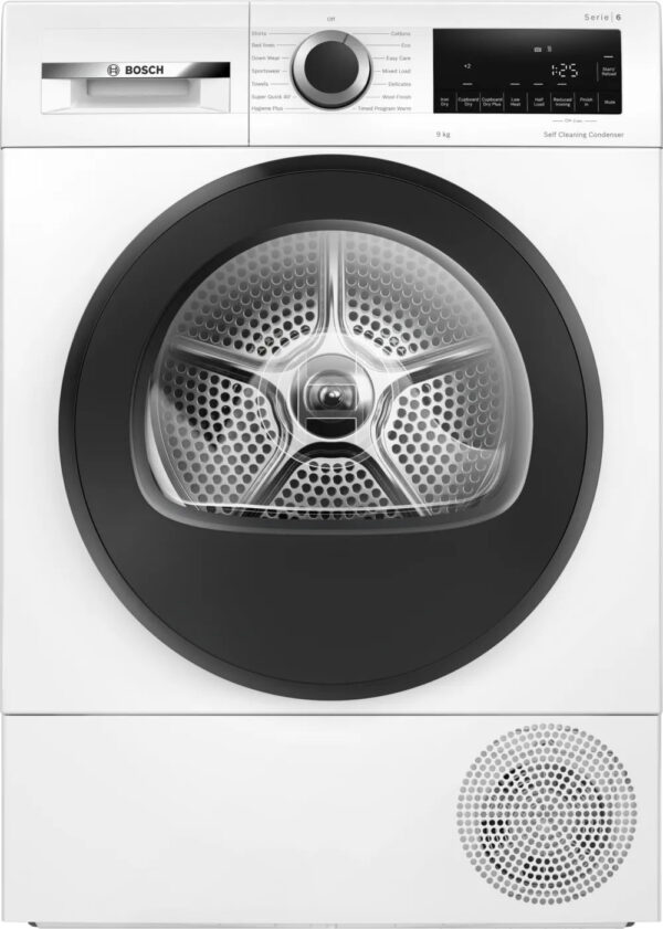 BOSCH Series 6 Heat pump tumble dryer 9 kg WQG24502GB 5