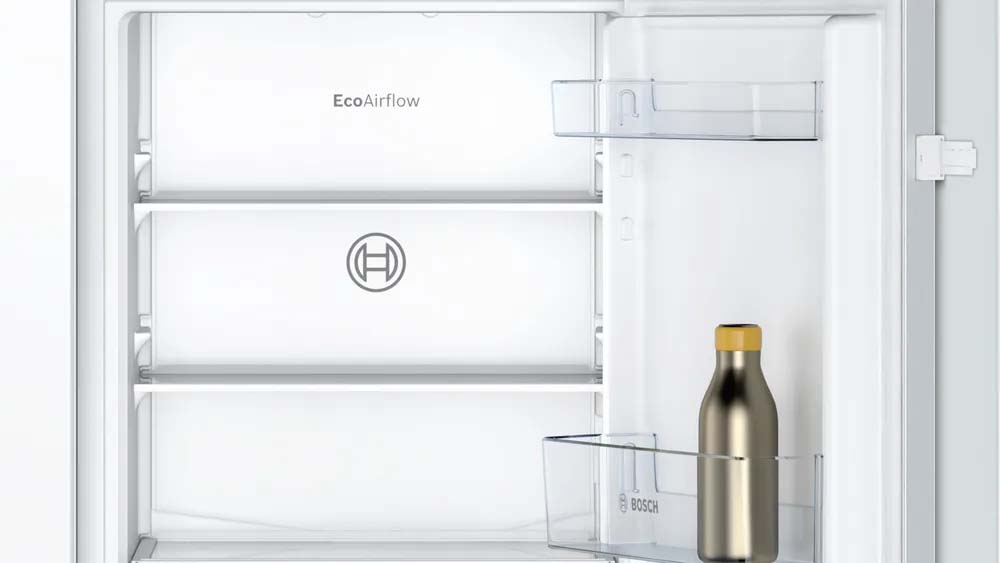 Series 2 Built in fridge freezer with freezer at bottom 177.2 x 54.1 cm sliding hinge 5