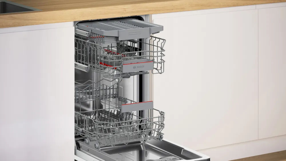 BOSCH Series 4 Fully integrated Dishwasher 45 Cm SPV4EMX25G Contracool BOSCH Series 4 Fully integrated Dishwasher 45 Cm SPV4EMX25G Contracool