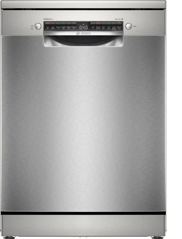 series 6 free standing dishwasher 60 cm brushed steel sms6zci10g 1